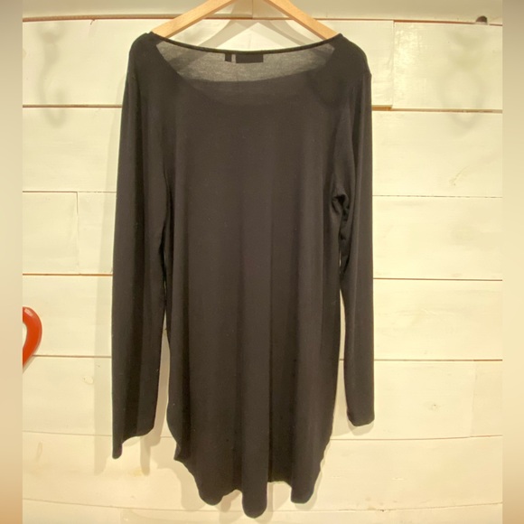 Apt. 9 Charcoal Long Sleeve Top - Picture 2 of 5